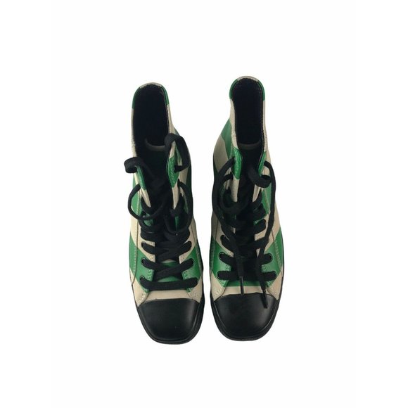 CALVIN KLEIN Carizma High Top Striped Suede Sneake - Picture 11 of 12